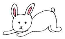 Rabbit  Sometimes  Pig. sticker #7484369