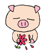 Rabbit  Sometimes  Pig. sticker #7484379