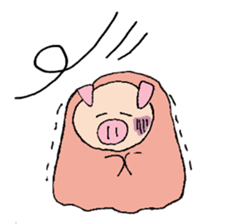 Rabbit  Sometimes  Pig. sticker #7484380