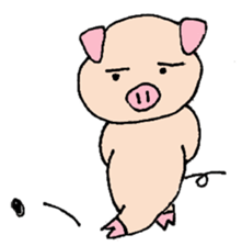 Rabbit  Sometimes  Pig. sticker #7484381