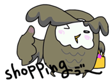 Two  owls  2 sticker #7485013