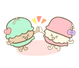 Ms. Macaron & Friends sticker #7485374