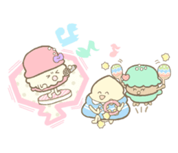 Ms. Macaron & Friends sticker #7485379
