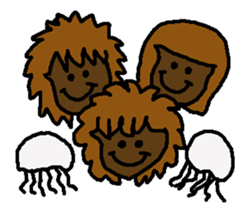 Surfer trio 3 sticker #7485551