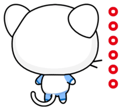 Round Cat (everyday life) sticker #7485597