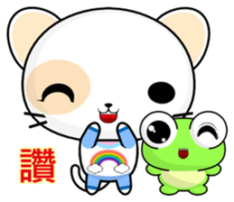 Round Cat (everyday life) sticker #7485598