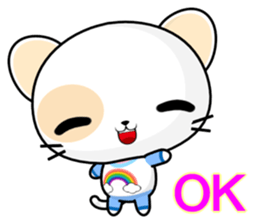 Round Cat (everyday life) sticker #7485620