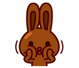 Chocolate Rabbit Pulpy 2 sticker #7486348