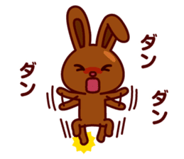 Chocolate Rabbit Pulpy 2 sticker #7486351