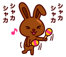 Chocolate Rabbit Pulpy 2 sticker #7486352
