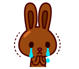 Chocolate Rabbit Pulpy 2 sticker #7486359