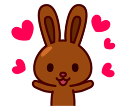 Chocolate Rabbit Pulpy 2 sticker #7486362