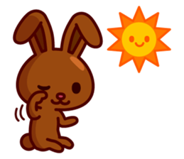 Chocolate Rabbit Pulpy 2 sticker #7486366
