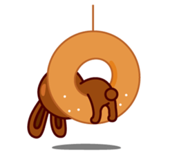 Chocolate Rabbit Pulpy 2 sticker #7486369