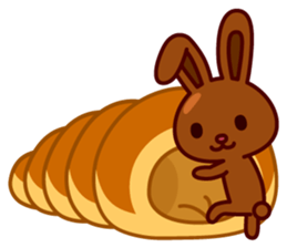 Chocolate Rabbit Pulpy 2 sticker #7486370