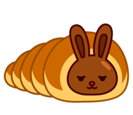 Chocolate Rabbit Pulpy 2 sticker #7486371