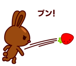 Chocolate Rabbit Pulpy 2 sticker #7486375