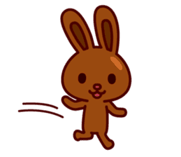 Chocolate Rabbit Pulpy 2 sticker #7486376