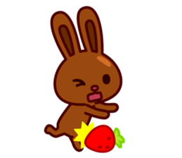 Chocolate Rabbit Pulpy 2 sticker #7486377