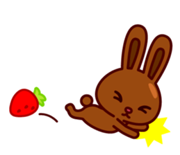Chocolate Rabbit Pulpy 2 sticker #7486378