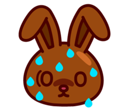 Chocolate Rabbit Pulpy 2 sticker #7486385