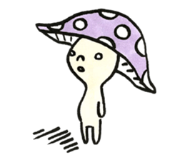 The Light Purple Mushroom sticker #7486549