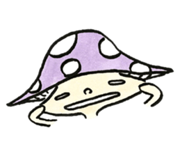 The Light Purple Mushroom sticker #7486551