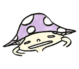The Light Purple Mushroom sticker #7486551