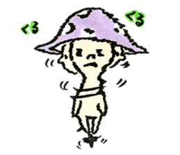 The Light Purple Mushroom sticker #7486553