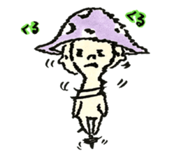 The Light Purple Mushroom sticker #7486553