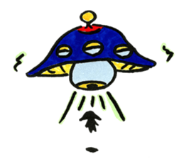 The Light Purple Mushroom sticker #7486556