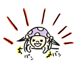 The Light Purple Mushroom sticker #7486561