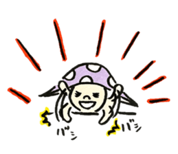 The Light Purple Mushroom sticker #7486561