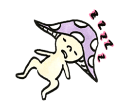 The Light Purple Mushroom sticker #7486562
