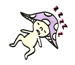 The Light Purple Mushroom sticker #7486562