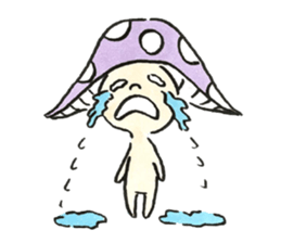 The Light Purple Mushroom sticker #7486570