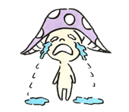 The Light Purple Mushroom sticker #7486570