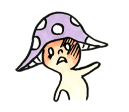 The Light Purple Mushroom sticker #7486581