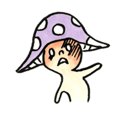 The Light Purple Mushroom sticker #7486581