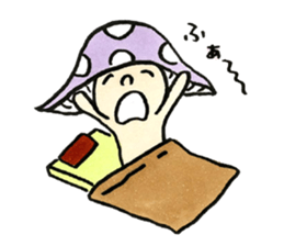 The Light Purple Mushroom sticker #7486584