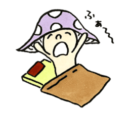 The Light Purple Mushroom sticker #7486584