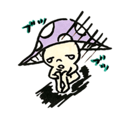 The Light Purple Mushroom sticker #7486586