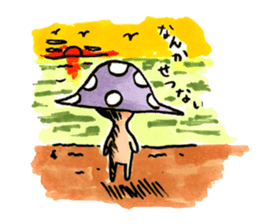 The Light Purple Mushroom sticker #7486587