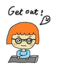 About Jane life again sticker #7487603