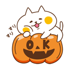 Nyanko sticker[Autumn] sticker #7487792
