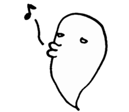 Ghost and Cat sticker #7487915