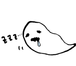 Ghost and Cat sticker #7487933