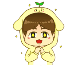 Littleoh and littlebyun sticker #7488108