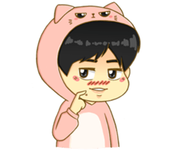 Littleoh and littlebyun sticker #7488111