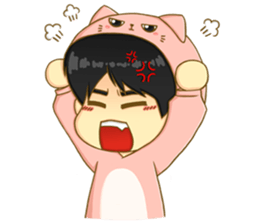 Littleoh and littlebyun sticker #7488113